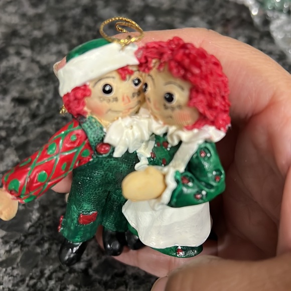 Vintage Raggedy Ann & Andy 1998 ornaments - Picture 2 of 9